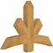 Ekena Millwork Alberta Rough Sawn Timber Gable Bracket, Western Red Cedar, 48"W x 32"H x 4"D x 6"F, 16/12 Pitch GBW048X32X0406ALB00RWR - alternate 5